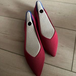 Rothy’s Point Red GREAT CONDITION!!